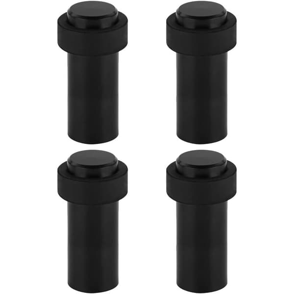 Dørstopper i rustfrit stål 6 cm Dørstop Dørblokker (pakke med 4)