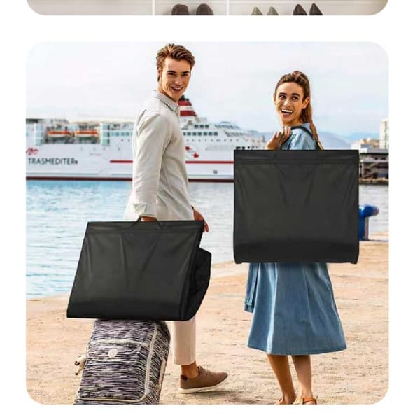 Sammenleggbar reiseplaggpose - Non-woven oppbevaring og beskyttelse for klær
