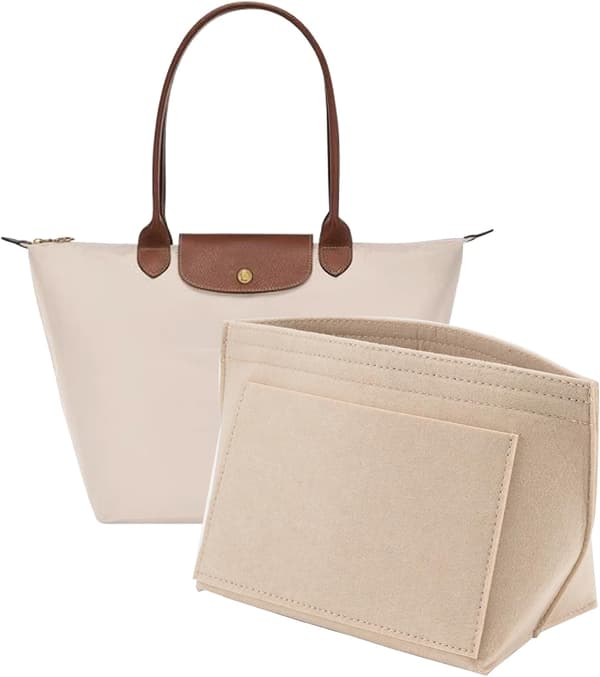 Filtorganisatorindsats til Longchamp Le Pliage M Håndtaske