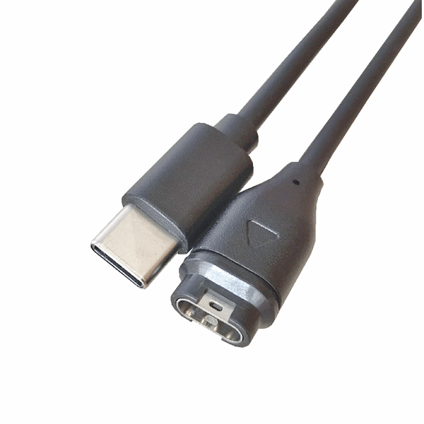 USB-C-älykellon latauskaapeli musta Garmin Fenix 5 / 5X / 5S / 6 / 6X / 6S