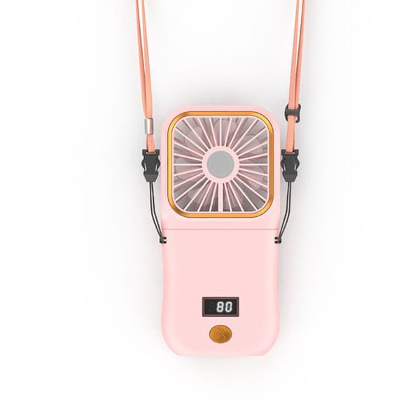Minilommefan. Kompakt og støjsvag ventilator med tre hastigheder. Bord-/bærbar ventilator.