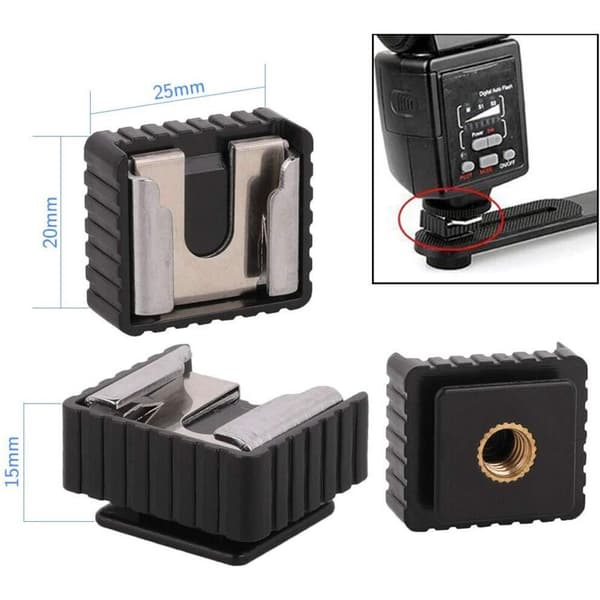 26 STK 1/4\" til 3/8\" Kameraadapterkonverter til stativer, monopodder, kuglehoveder, blitzlys, DSLR'er, understøtninger og lamper