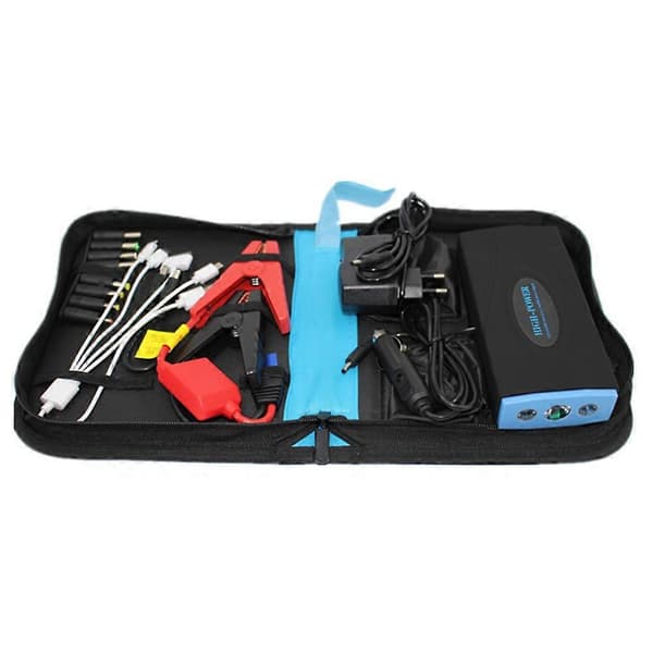 38000mah 12V mobil oplader med bilstarter
