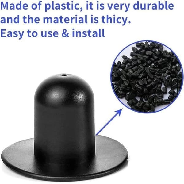 Vægpropper til Intex og Bestway pools - 4-pak - Hvide - 3,2 cm diameter