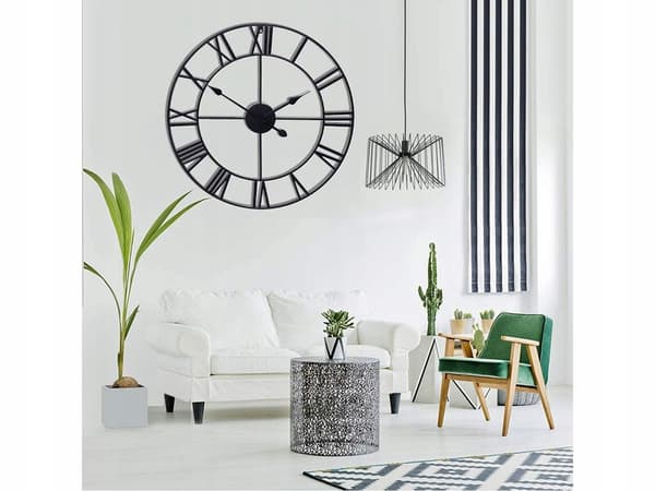 Clock / Wall Clock - Roman Numerals - 60cm