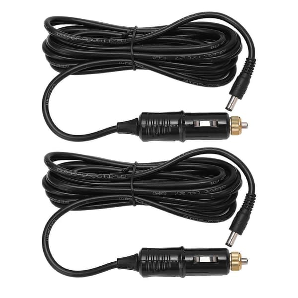 Billader for bil 2 stk. 12V DC sigarettenner strømkabel