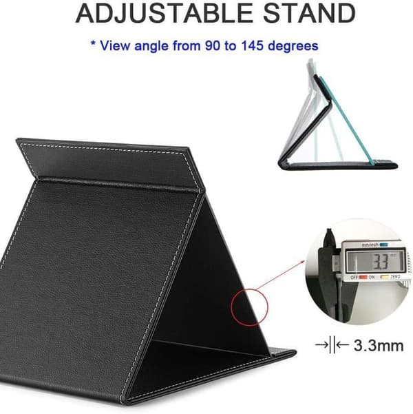 Large Foldable Mirror, Travel Mirror with Makeup Stand, Ultra-Thin Makeup Mirror