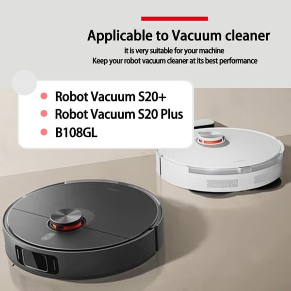 Replacement Kit Compatible with Xiaomi S20 Plus/S20+ Robot Vacuum Cleaner Accessories for Optimal Cleaning