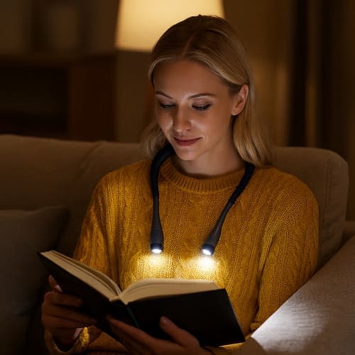 Book Light / Reading Lamp - Hang around the neck