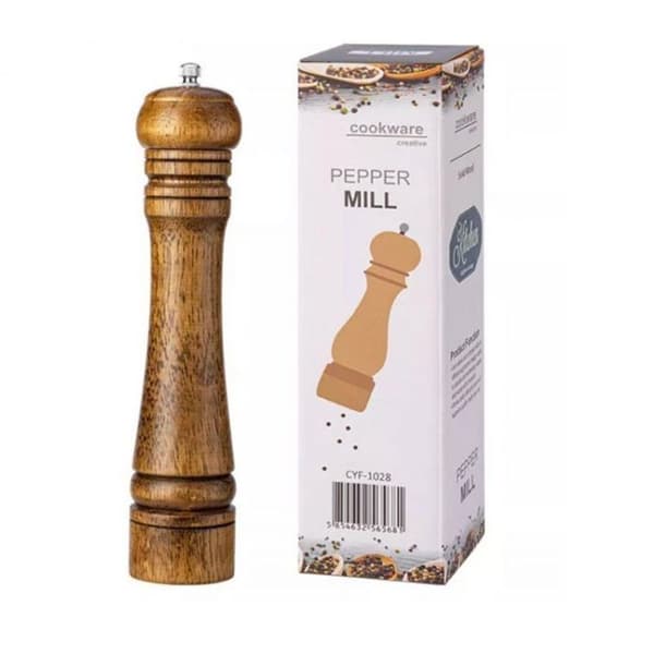Træ peber- eller saltkværn