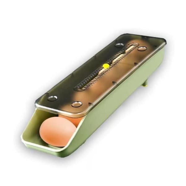 (Green) Egg Box - Unspecified - Rolling - Sliding Design - PP Material - Green Color