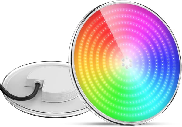 Resin-filled LED Pool Light, 35W PAR56 RGB Pool Lamp Multicolor
