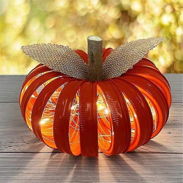 Gresskarlykt, Kreativ Jack-o'-lantern-dekorasjon, Høstbelyst Gresskar til Halloween