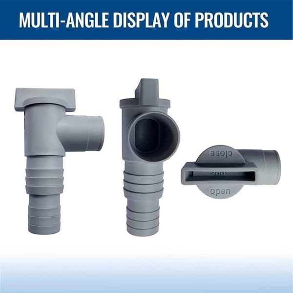 Pool Shut-Off Valve with 32mm Hose Connection Pool Shut-Off Valve Pool Piston Valve