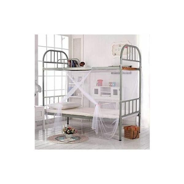 Yanmen White Mosquito Net, 1.4m High - 1 x 2.0m - Breathable Polyester - Suitable for Single Bed/Dorm - Easy to Install