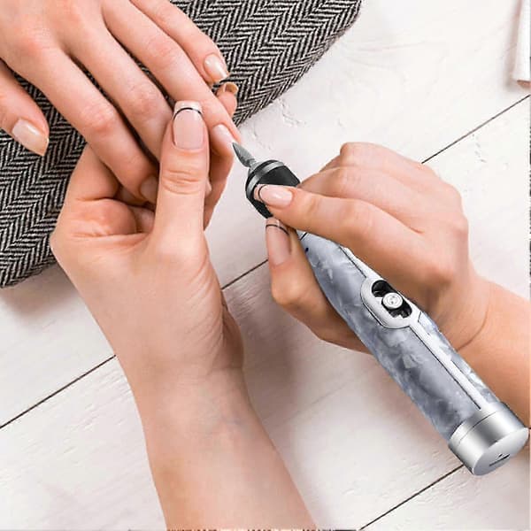 Electric Nail Grinder Compatible with Thick Toenails Cordless Rechargeable File with Quiet Motor