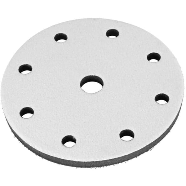 Blød slibepude. 150 mm bløde slibe-interfacepuder, blød svamp, diameter 150 mm (9 huller)