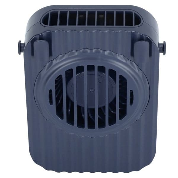 Mini Creative USB Portable Hands-Free Lazy Hanging Neck Fan with 3 Speeds (Blue)