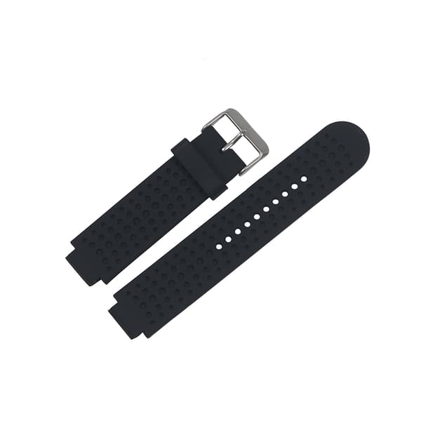Replacement Silicone Watch Strap Black Garmin Forerunner 220/230/235/630/620/735XT, Garmin Approach S20/S5/S6