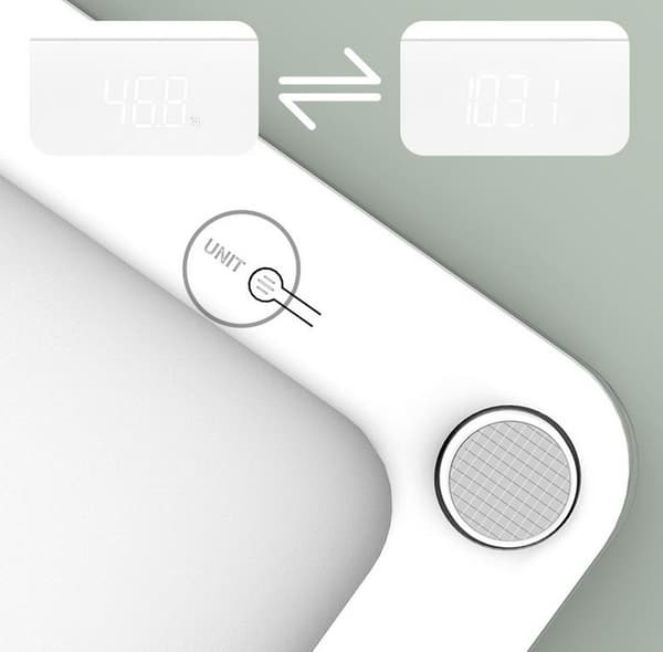 Smart Home Vektskala for Voksne - Hvit, 1 stk