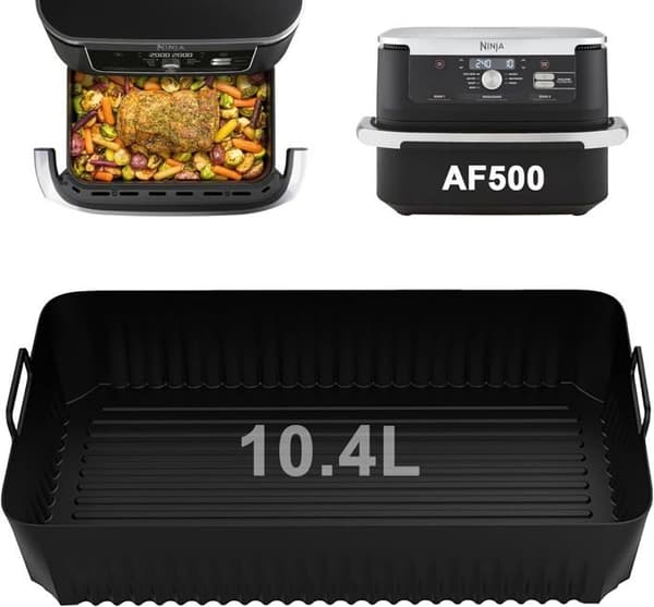 Tarvikkeet Ninja Air Fryer 10,4L Double Stack AF500eu Foodi Flex Flexlåda 10,4L