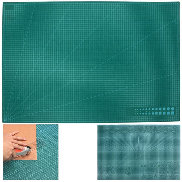 Selvhelende Skæremåtte A1 Dobbeltsidet - 60 x 90 cm - Grøn