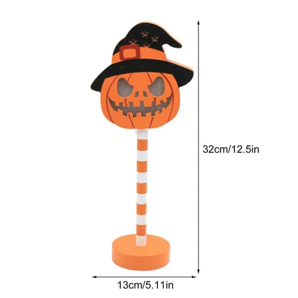Jack-O'-Lantern Hagestake Halloween Dekorasjon 100% Helt Ny