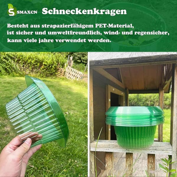 10 pcs Snail Protection Collar Reusable Agriculture Water-Saving Protective Rings Agricultural Garden Accessories Tools