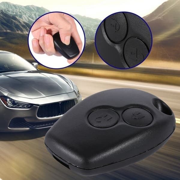Erstatningsbilnøgle. 2-knaps nøglefob. Bilnøglefob-skalcover til Kangoo, Modus og Master.