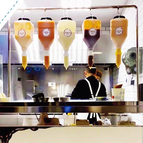 Kvantitative kontrolsaucedispenser-dyser Saucedispenser-tilbehør Universelle dyser til maddispenser