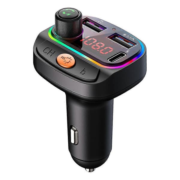 USB C billader for håndfrie samtaler med FM-sender