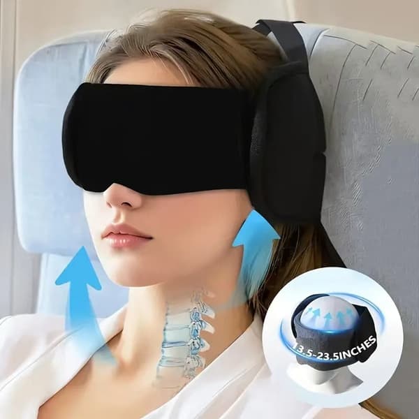 Multifunctional All-in-One Sleep Mask - Blackout, Shaped and Comfortable