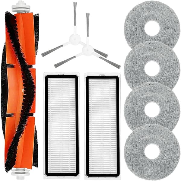 Replacement Kit Compatible with Xiaomi S20 Plus/S20+ Robot Vacuum Cleaner Accessories for Optimal Cleaning