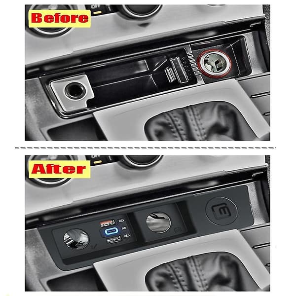 Til Ios Biloplader Cigarettænder Modificeret En Til To For- B6/b7/cc//r36