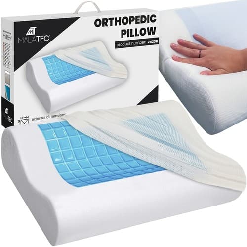 Ergonomisk pude / Memory Foam - Kølende gel