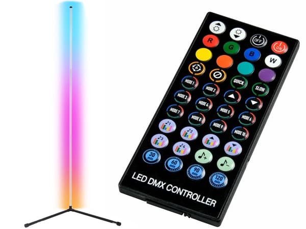 RGB gulvlampe - Hjørnebelysning til soveværelset