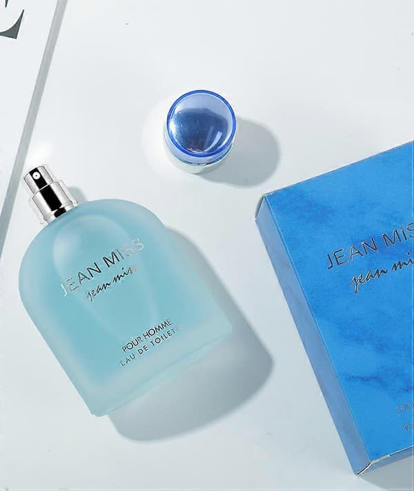 Ljusblå herrparfym, långvariga dofter, vietnamesisk cologne, 100 ml