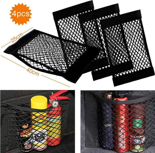 Net brandslukkerholder til bil - 25*40cm, 4 stk.