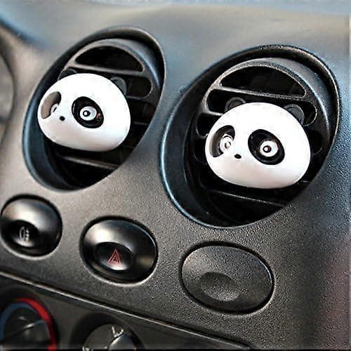 Billuftfräschare, originalparfym, luftfräschare, bilparfym, panda-stil (blå)
