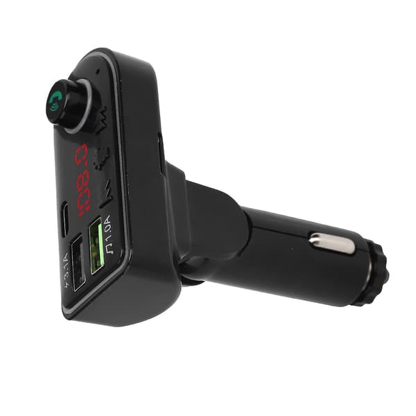 Bluetooth MP3 Biloplader med FM Radio og Blød LED-belysning