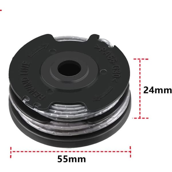 Bosch F016800351 Påfyll og integrert 6m snellesnor, 1,65mm diameter snor, for gresstrimmere