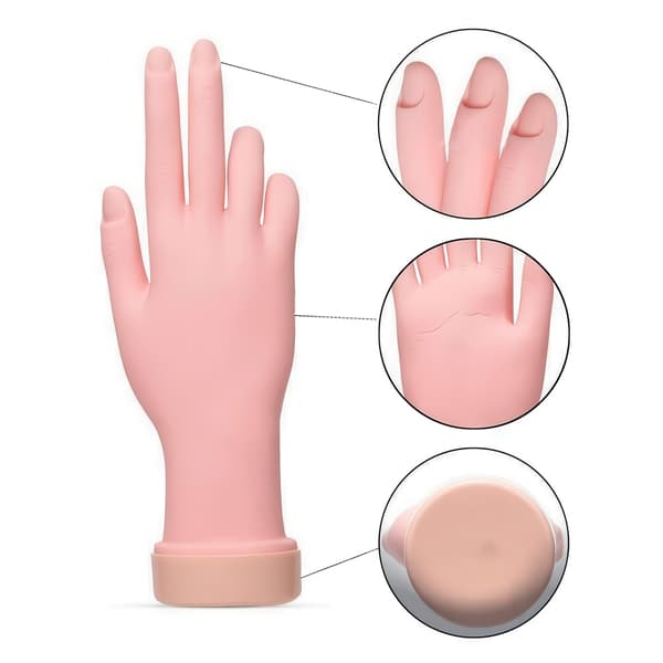 Øvelseshånd for neglekunst - Trainer Hand