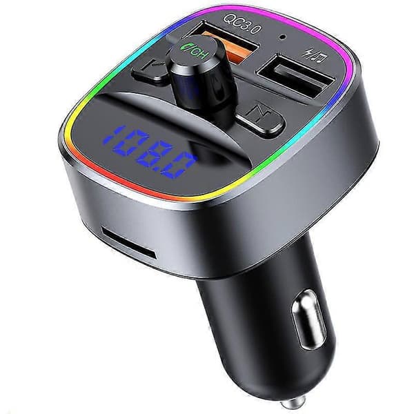 Billader Hurtiglading/ MP3 Bluetooth-spiller/ FM-sender - YuJia