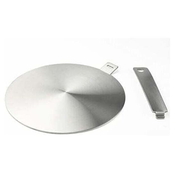 Induction Adapter, Converter Disc for Induction Hob, Heat Diffuser Plate with Separable Handle and Base 20cm