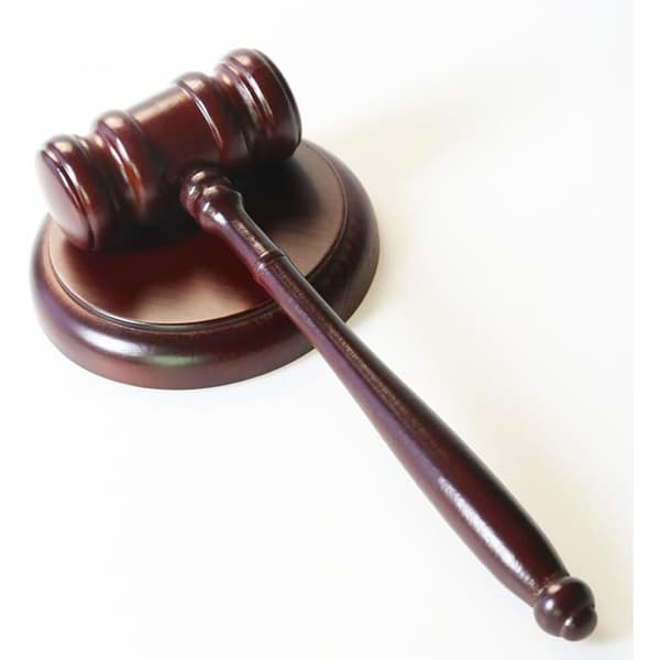 Solid Wood Gavel with Wooden Base - Handcrafted for Lawyers, Judges, and Auctioneers