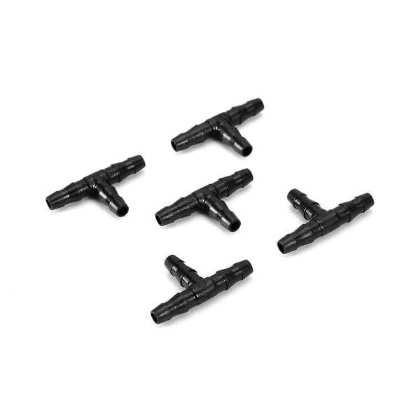 100 pcs Irrigation T-tube Barb Hose Connector Coupling Drip System