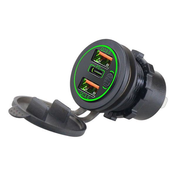 USB Billader Hurtiglading 3.0 PD Type C 12V-24V Rask USB Billader