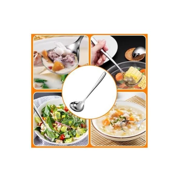 Suppeøse - Rustfritt stål - 20,5 cm - 304 rustfritt stål - Ergonomisk - Varmebestandig