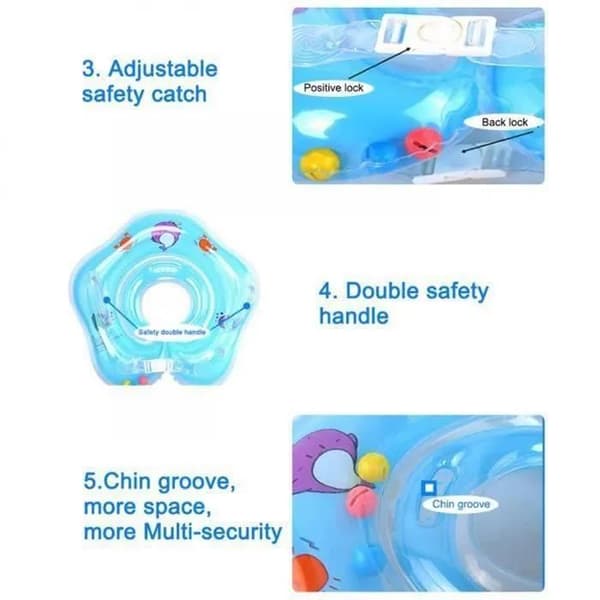 Babybadering - PVC - 0 måneder - Forbedret opdrift