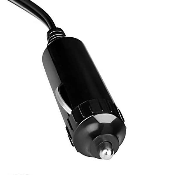 Biloplader USB og USB-C 20W PD med 3 cigarettænderstik, Sort